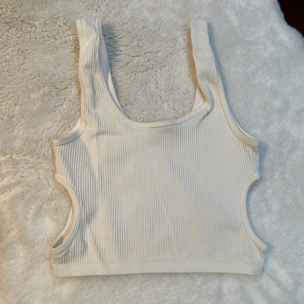 ZARA Side Cutout Tank Top